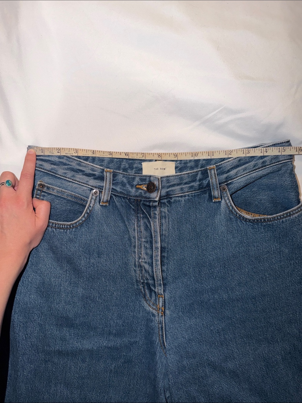 THE ROW Edna Indigo Wide Leg Jean, size 8 - Picture 11 of 16